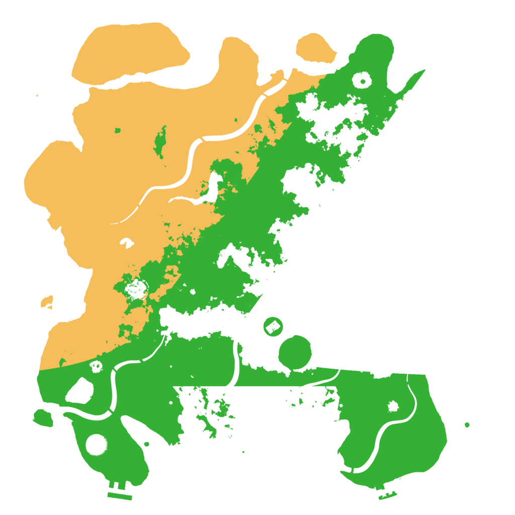 Biome Rust Map: Procedural Map, Size: 4250, Seed: 201132597
