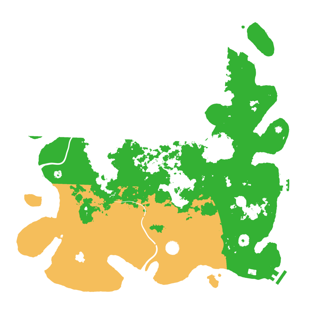 Biome Rust Map: Procedural Map, Size: 4000, Seed: 154253146