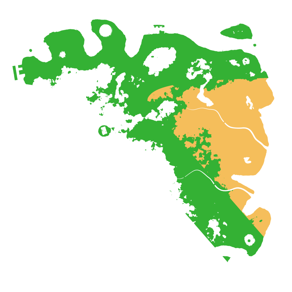 Biome Rust Map: Procedural Map, Size: 4096, Seed: 1905504730