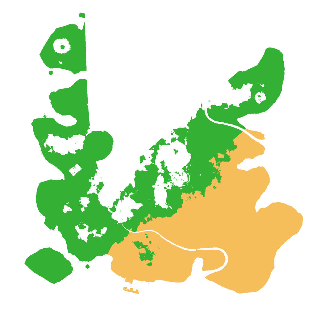 Biome Rust Map: Procedural Map, Size: 3000, Seed: 871213662