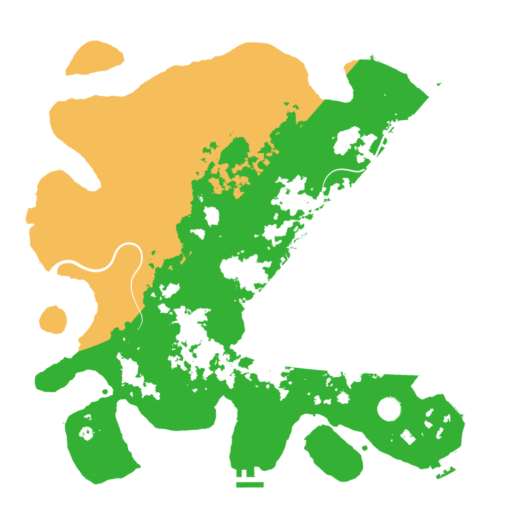 Biome Rust Map: Procedural Map, Size: 3800, Seed: 15488842