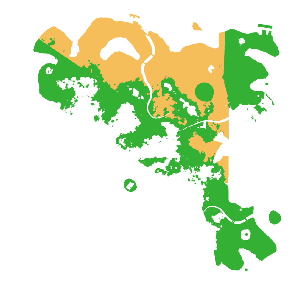 Biome Rust Map: Procedural Map, Size: 4300, Seed: 1315510136