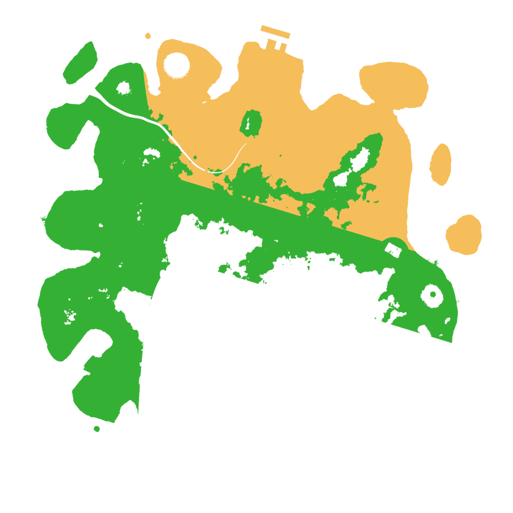 Biome Rust Map: Procedural Map, Size: 3500, Seed: 549267109