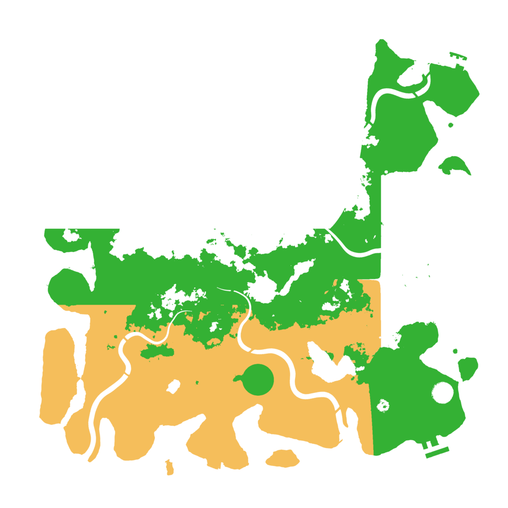 Biome Rust Map: Procedural Map, Size: 4250, Seed: 2038913617