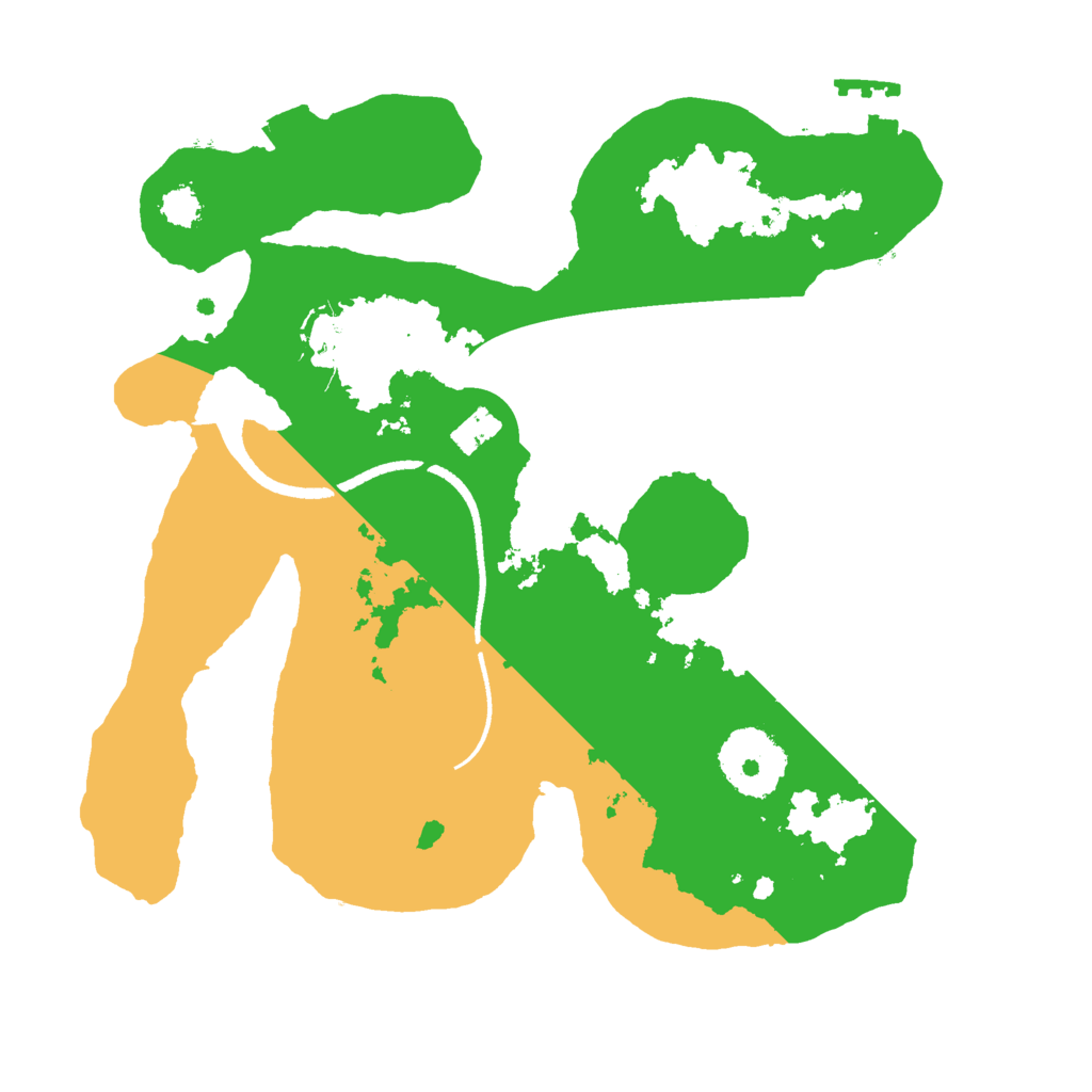 Biome Rust Map: Procedural Map, Size: 2500, Seed: 7340981