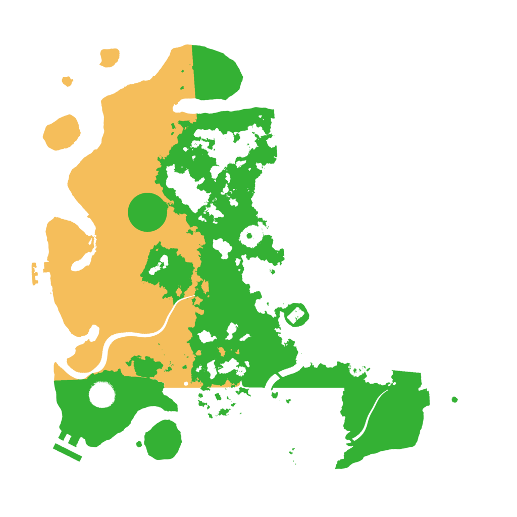 Biome Rust Map: Procedural Map, Size: 3500, Seed: 325352