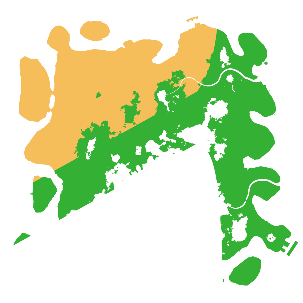 Biome Rust Map: Procedural Map, Size: 3750, Seed: 643