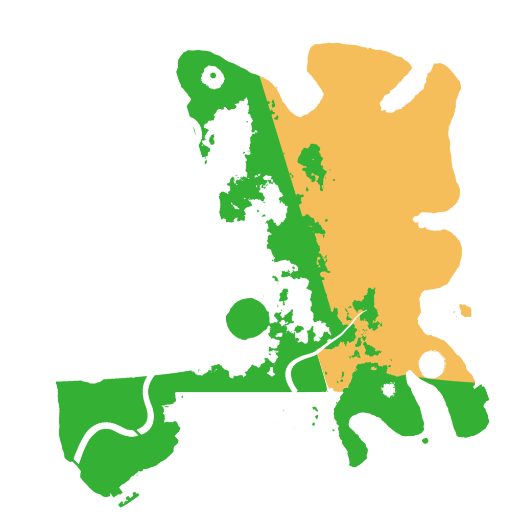 Biome Rust Map: Procedural Map, Size: 3500, Seed: 1874461776