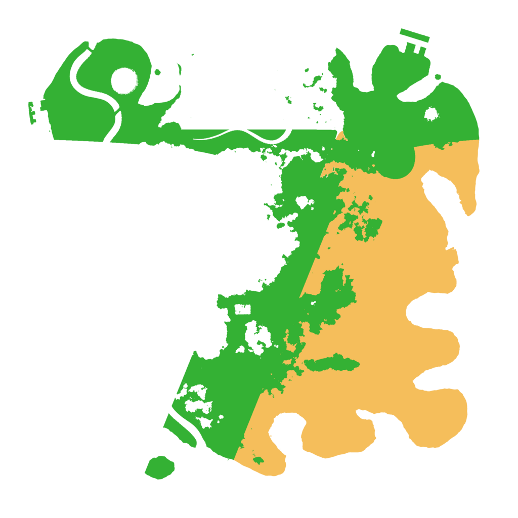 Biome Rust Map: Procedural Map, Size: 3500, Seed: 679820407