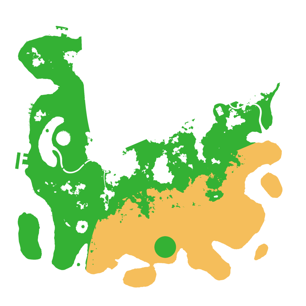 Biome Rust Map: Procedural Map, Size: 3750, Seed: 386693296