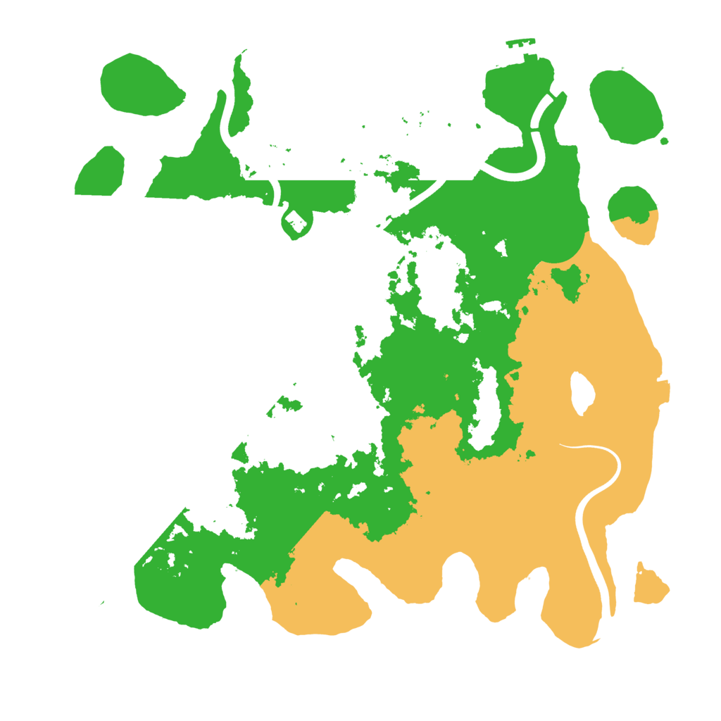 Biome Rust Map: Procedural Map, Size: 3750, Seed: 1590053901