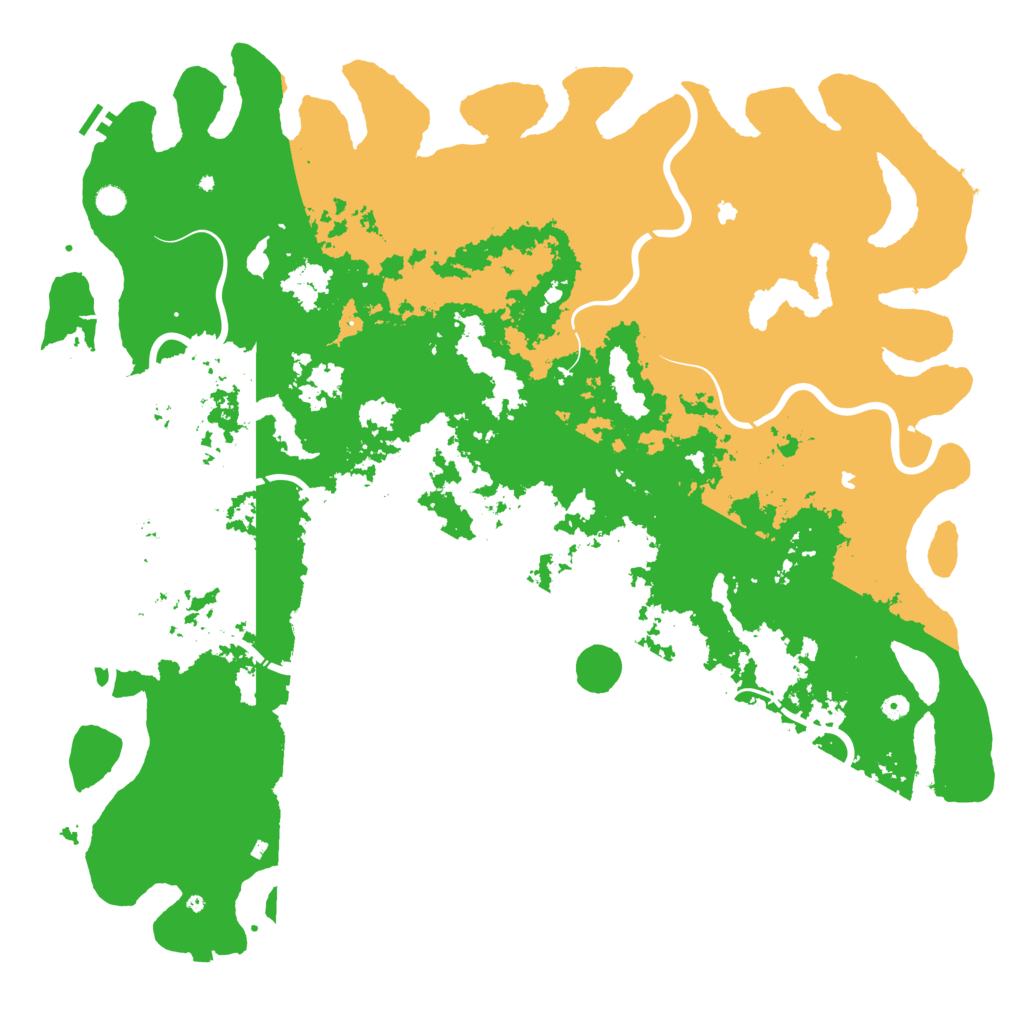 Biome Rust Map: Procedural Map, Size: 6000, Seed: 46966