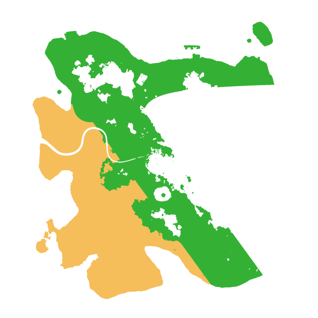Biome Rust Map: Procedural Map, Size: 3000, Seed: 551879893