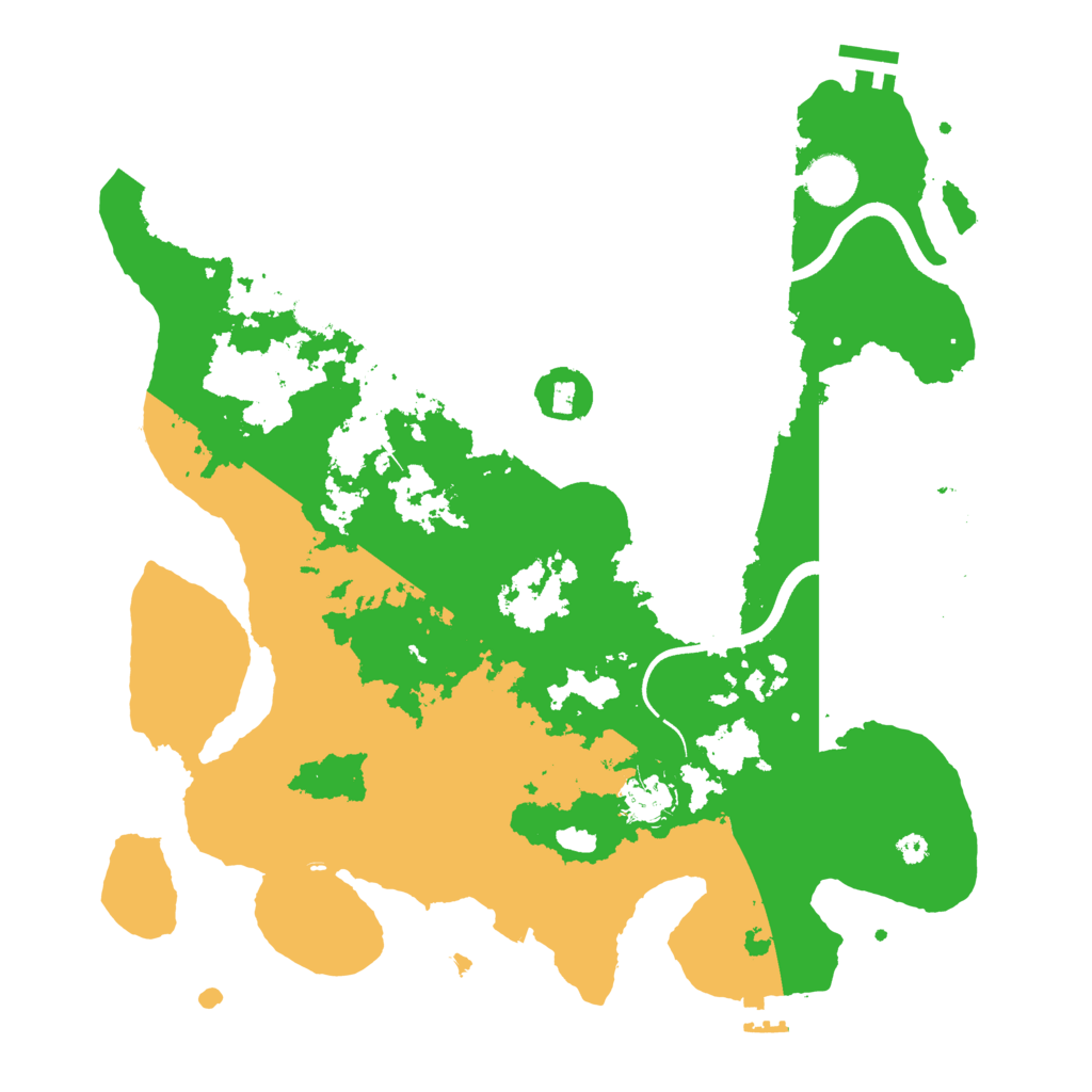 Biome Rust Map: Procedural Map, Size: 3700, Seed: 174092016