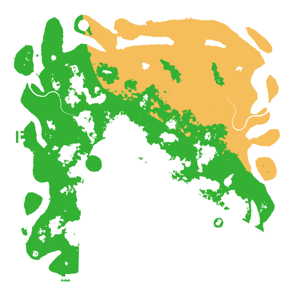 Biome Rust Map: Procedural Map, Size: 5000, Seed: 46966