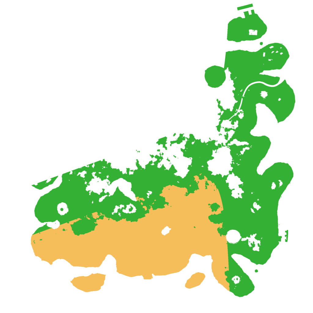 Biome Rust Map: Procedural Map, Size: 4000, Seed: 6957