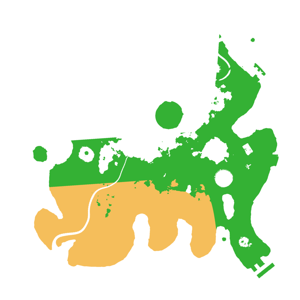 Biome Rust Map: Procedural Map, Size: 3000, Seed: 3645789