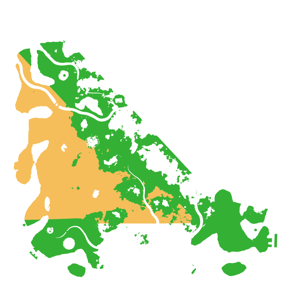 Biome Rust Map: Procedural Map, Size: 4500, Seed: 30222747