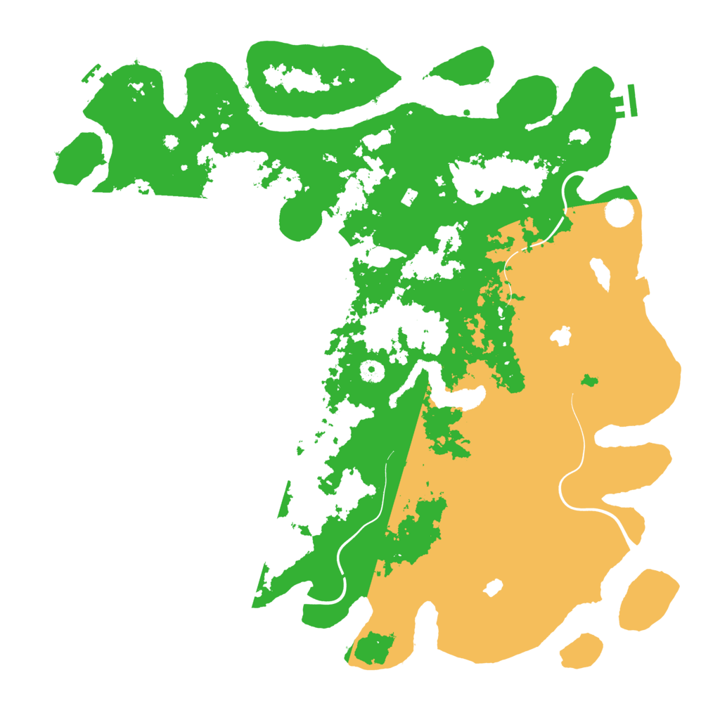 Biome Rust Map: Procedural Map, Size: 4500, Seed: 925964716