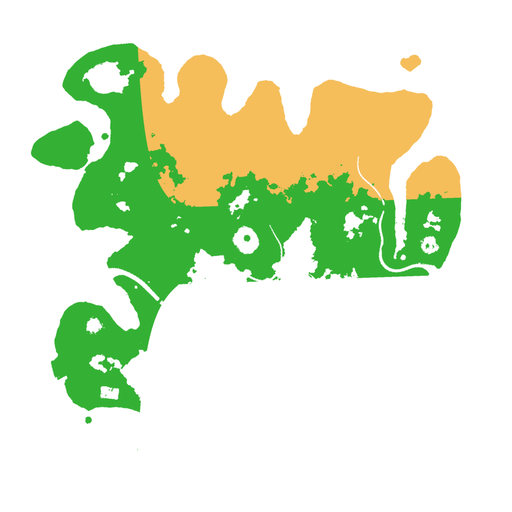 Biome Rust Map: Procedural Map, Size: 3000, Seed: 410015