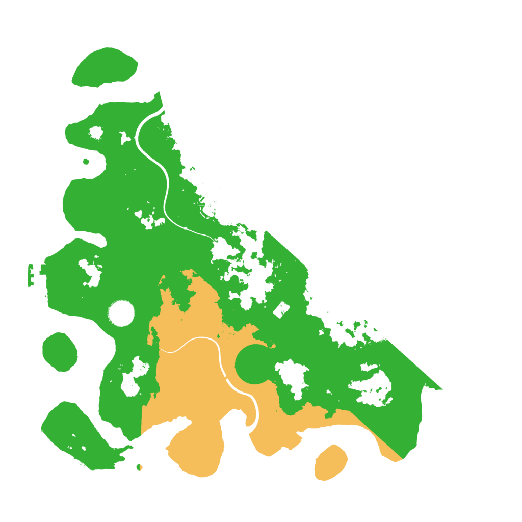 Biome Rust Map: Procedural Map, Size: 3500, Seed: 756092918