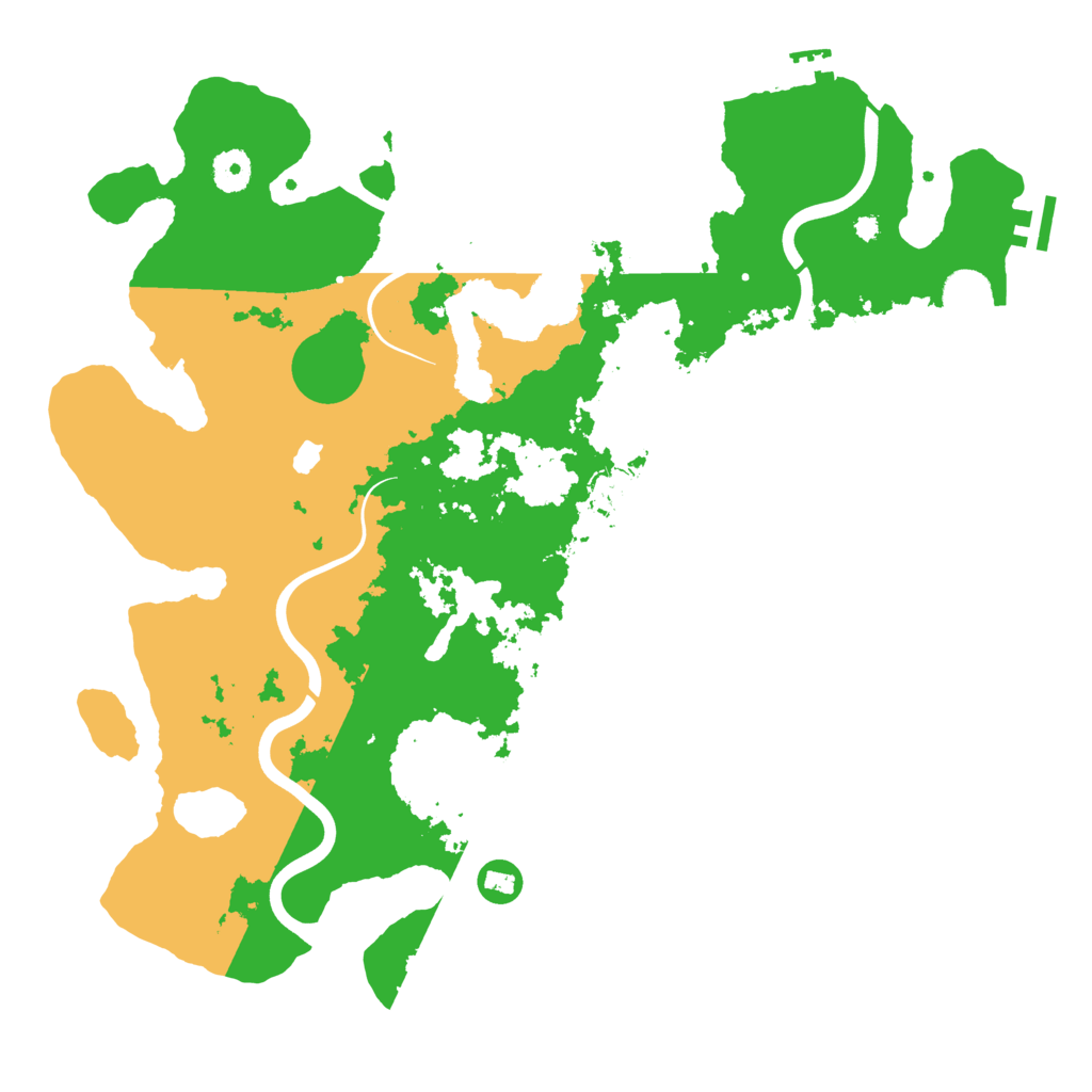 Biome Rust Map: Procedural Map, Size: 4000, Seed: 63477