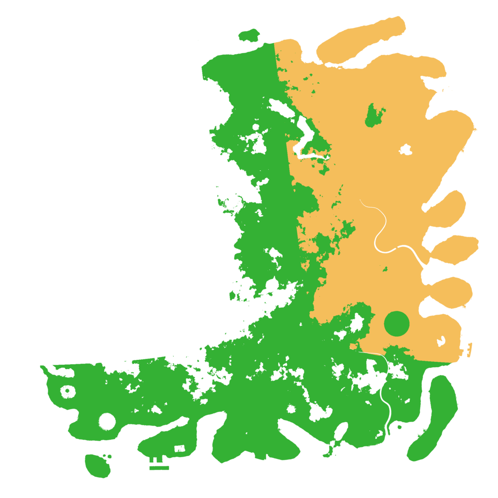 Biome Rust Map: Procedural Map, Size: 5175, Seed: 7654321