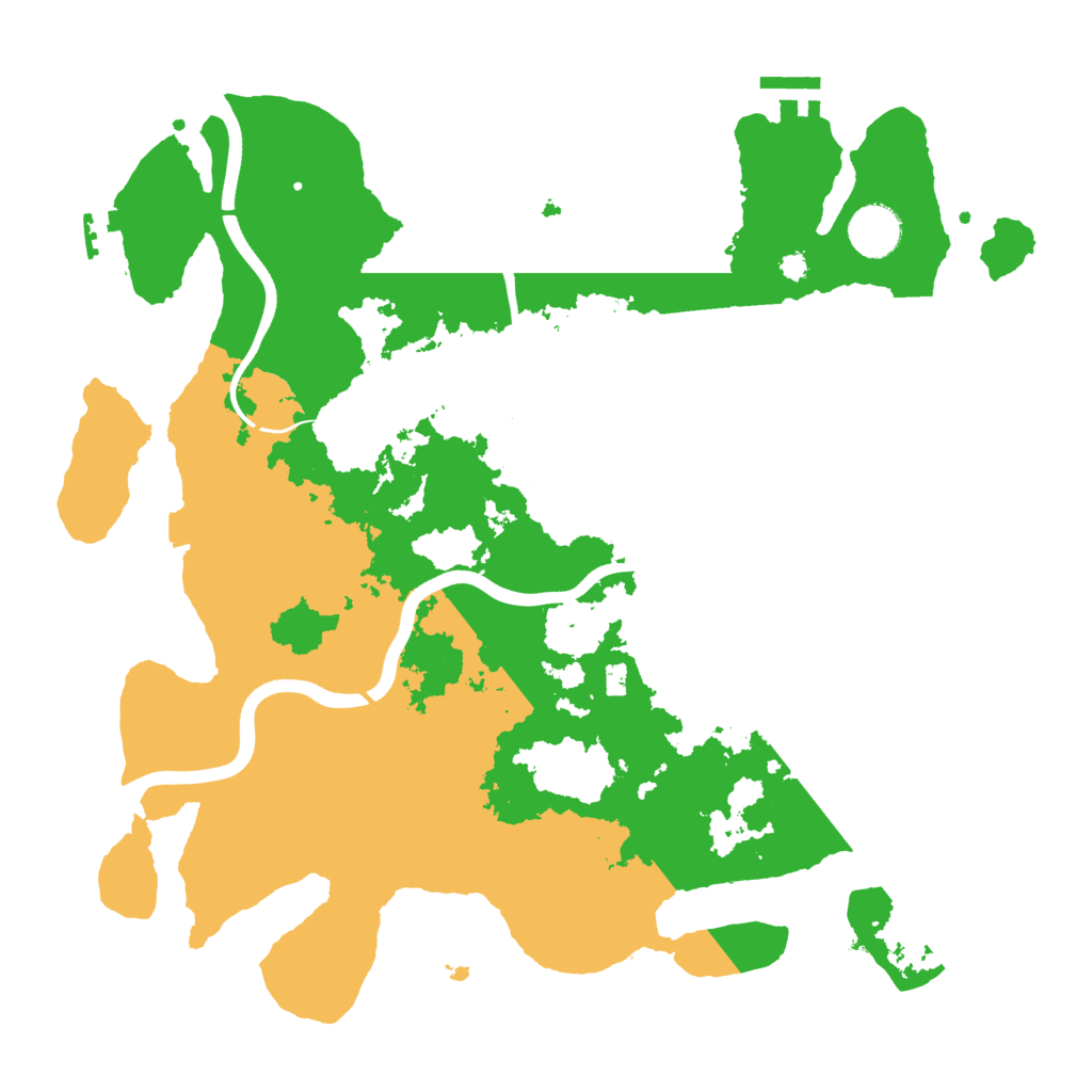 Biome Rust Map: Procedural Map, Size: 3650, Seed: 1544718046