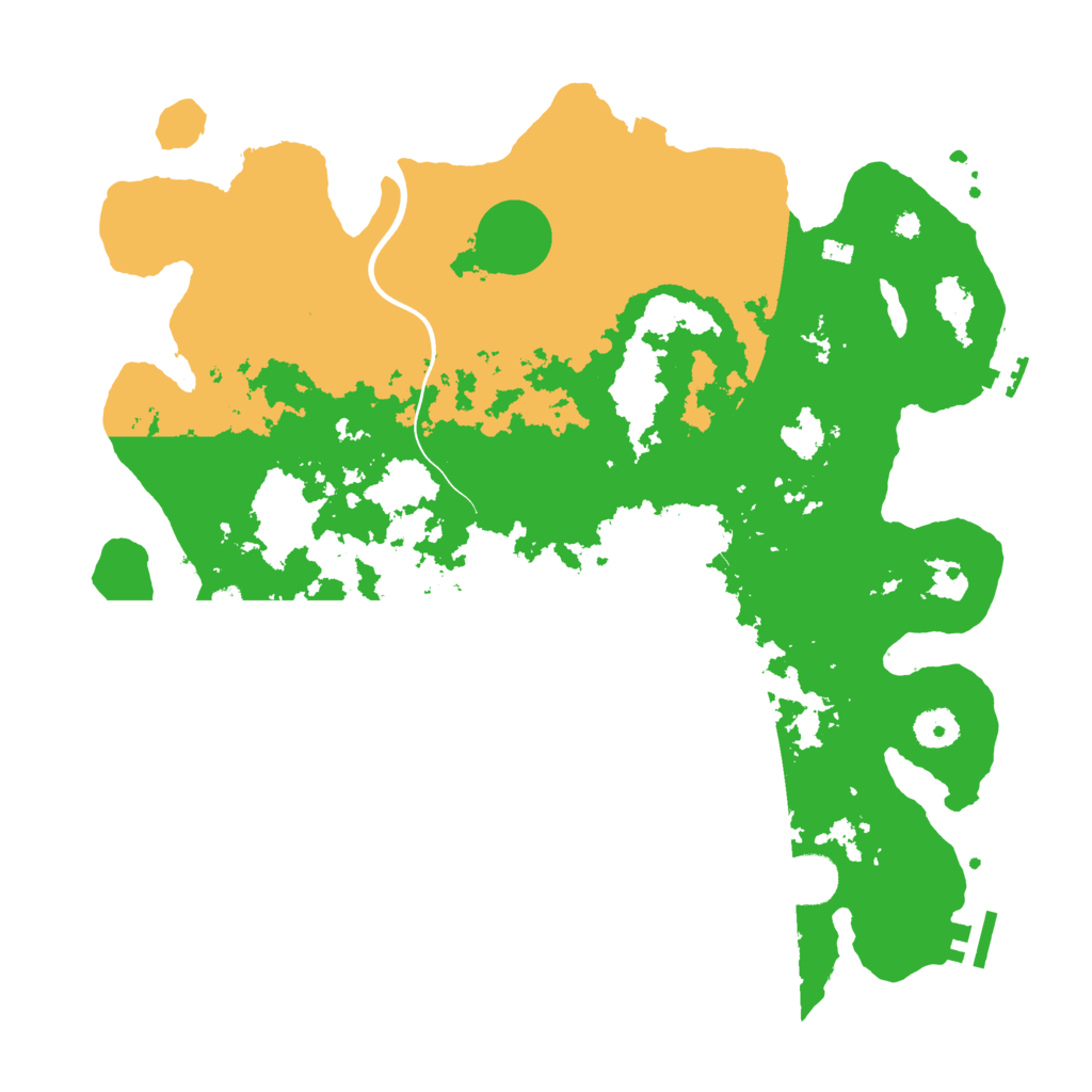 Biome Rust Map: Procedural Map, Size: 3850, Seed: 2077784730
