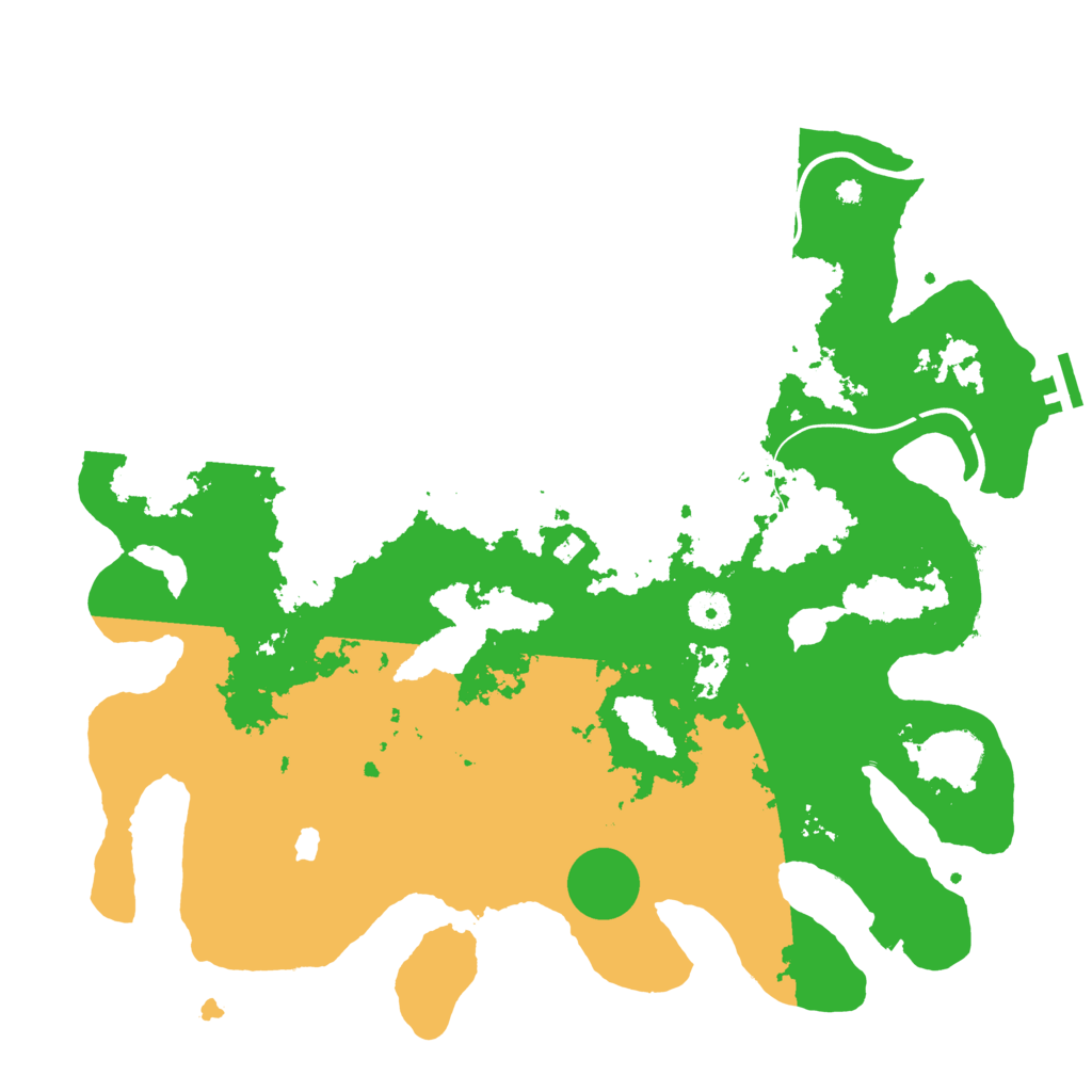 Biome Rust Map: Procedural Map, Size: 4000, Seed: 50029