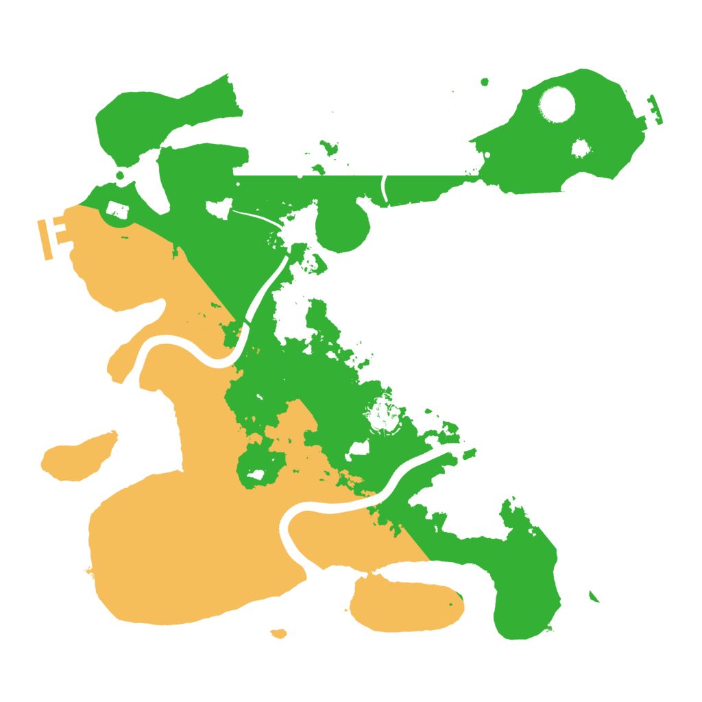 Biome Rust Map: Procedural Map, Size: 3498, Seed: 1337