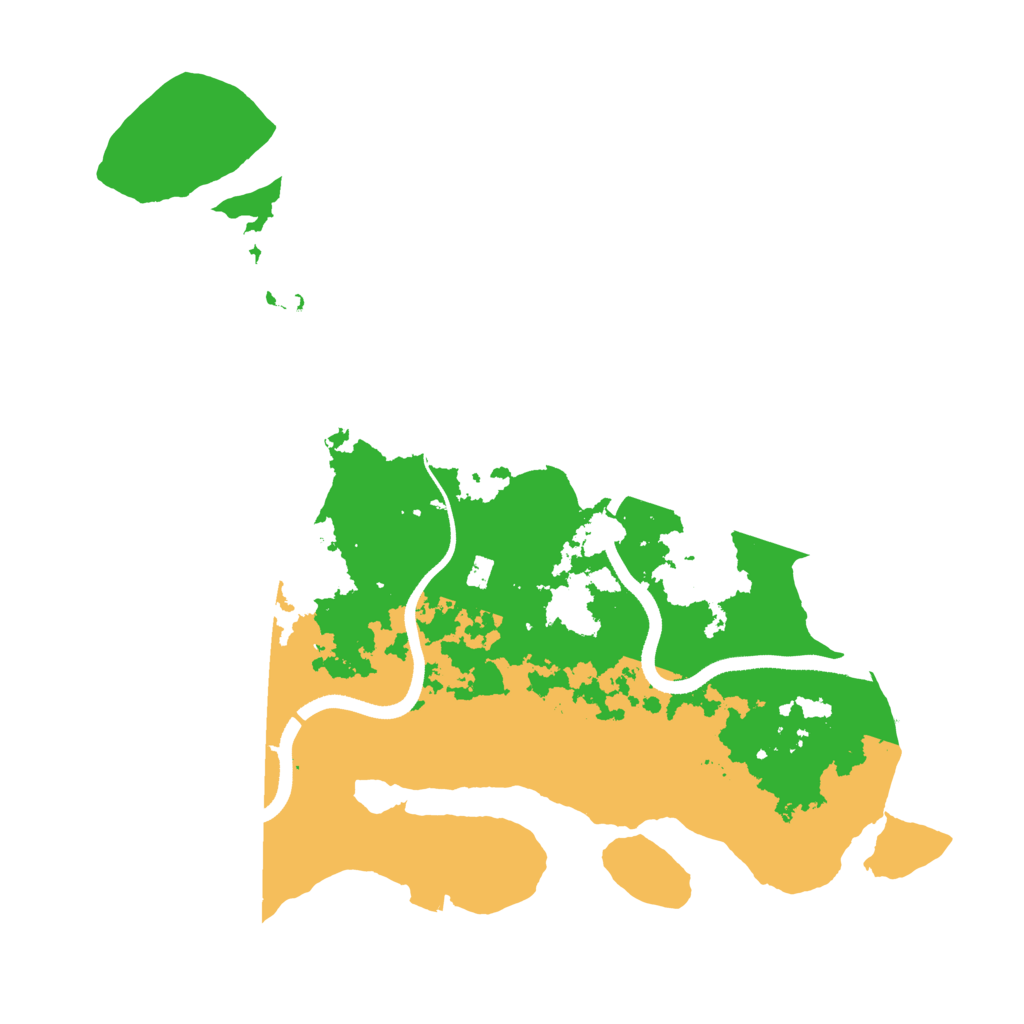 Biome Rust Map: Procedural Map, Size: 3500, Seed: 907127440