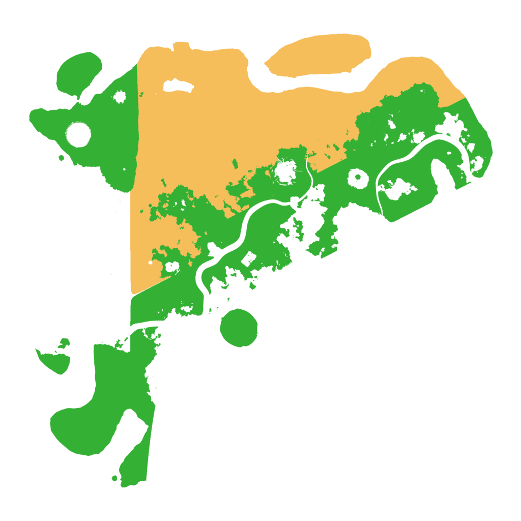 Biome Rust Map: Procedural Map, Size: 3800, Seed: 47576
