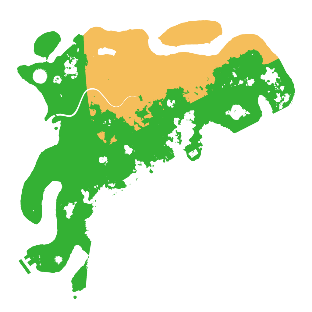 Biome Rust Map: Procedural Map, Size: 3800, Seed: 47576