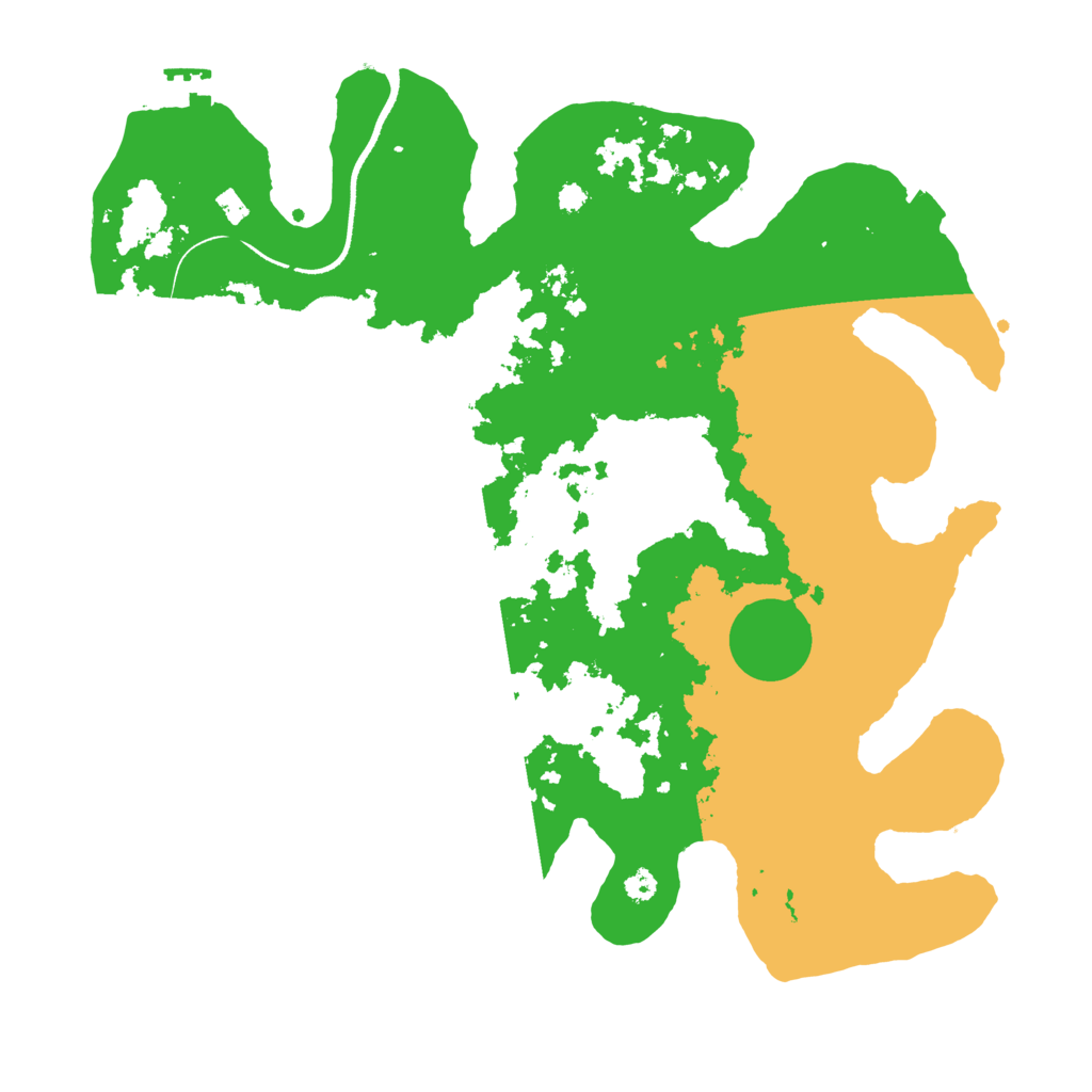 Biome Rust Map: Procedural Map, Size: 3500, Seed: 917060