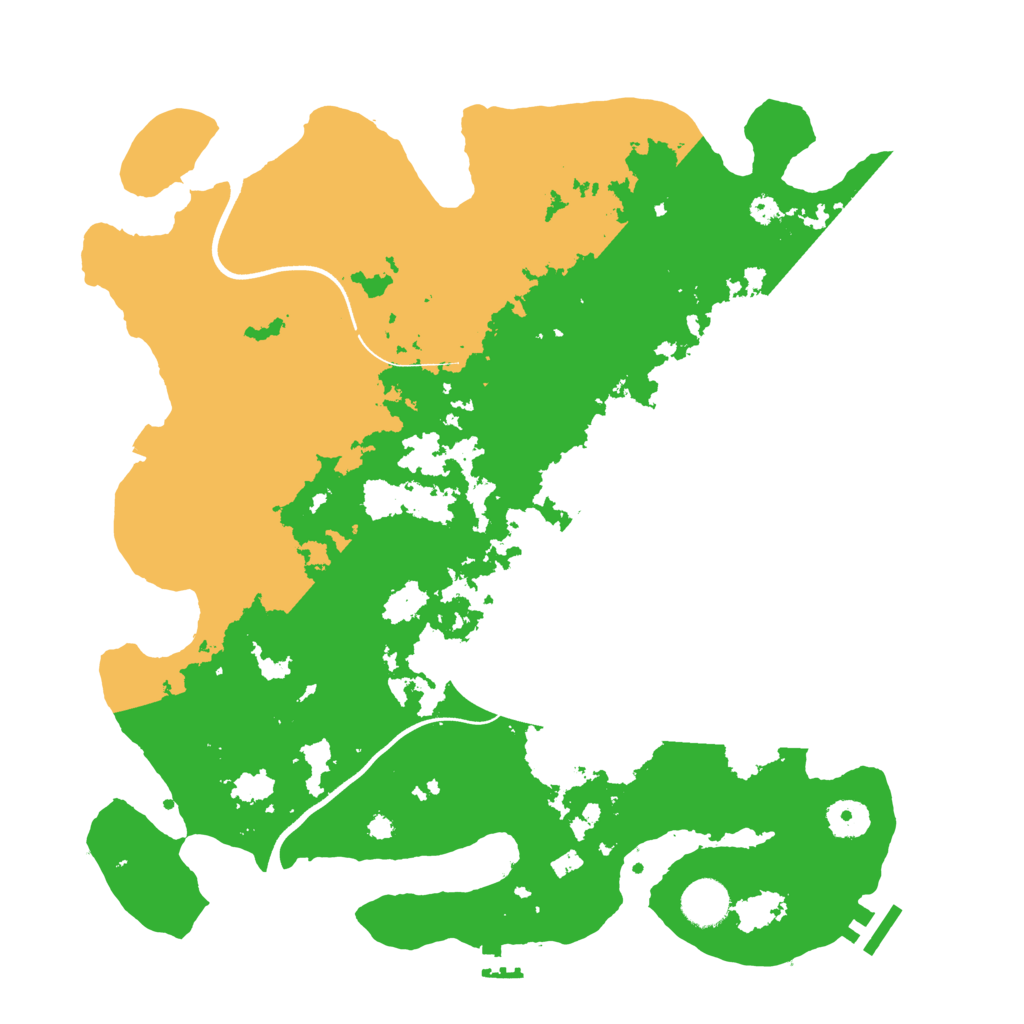 Biome Rust Map: Procedural Map, Size: 3750, Seed: 1015873311