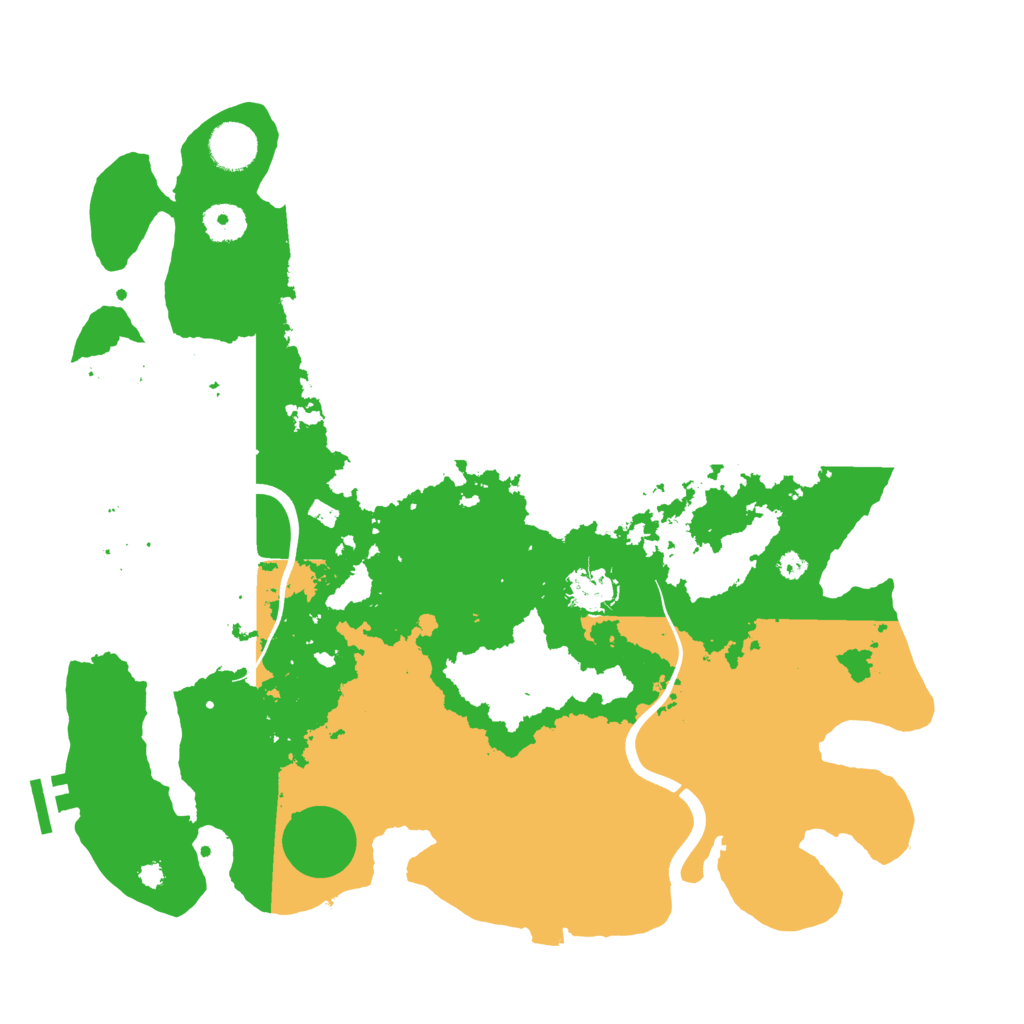 Biome Rust Map: Procedural Map, Size: 3750, Seed: 1774395524