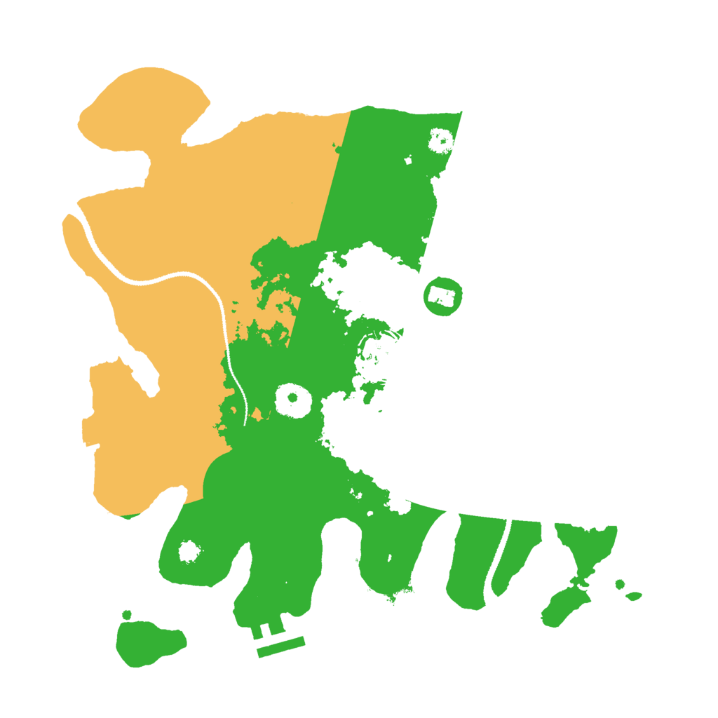 Biome Rust Map: Procedural Map, Size: 3000, Seed: 338391215