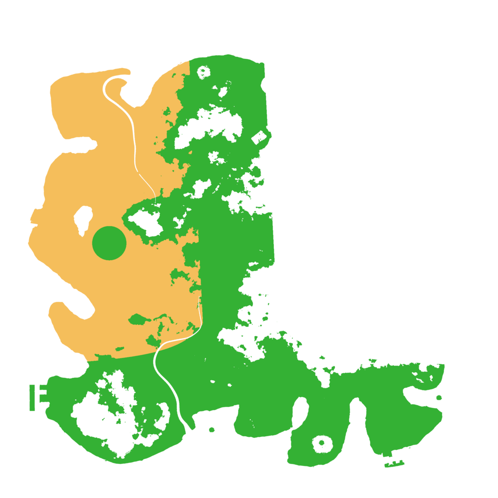Biome Rust Map: Procedural Map, Size: 3850, Seed: 1254342285