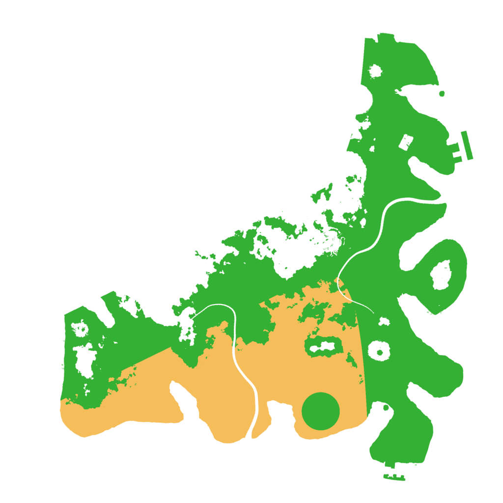 Biome Rust Map: Procedural Map, Size: 3500, Seed: 1920633503