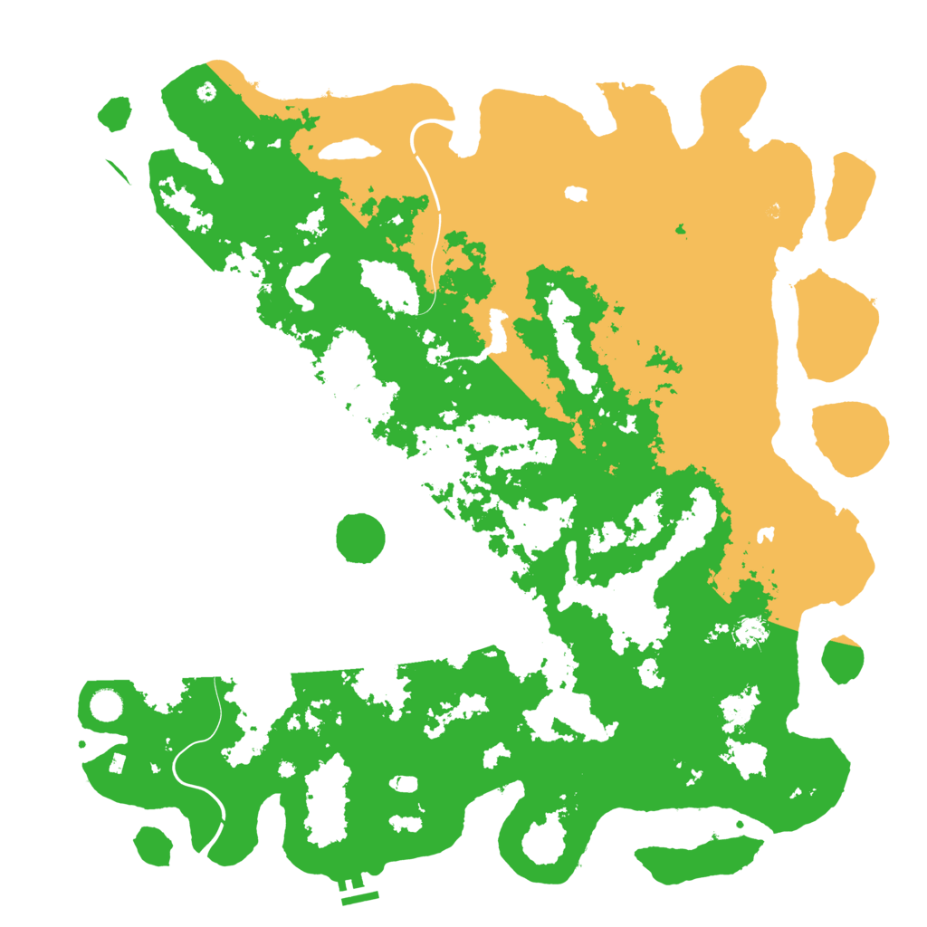 Biome Rust Map: Procedural Map, Size: 5000, Seed: 1861521777