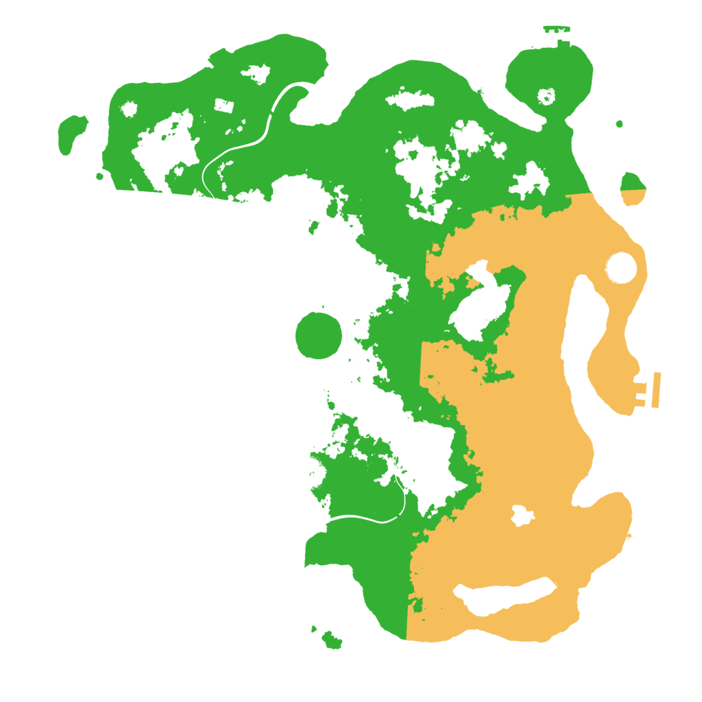 Biome Rust Map: Procedural Map, Size: 4000, Seed: 45642