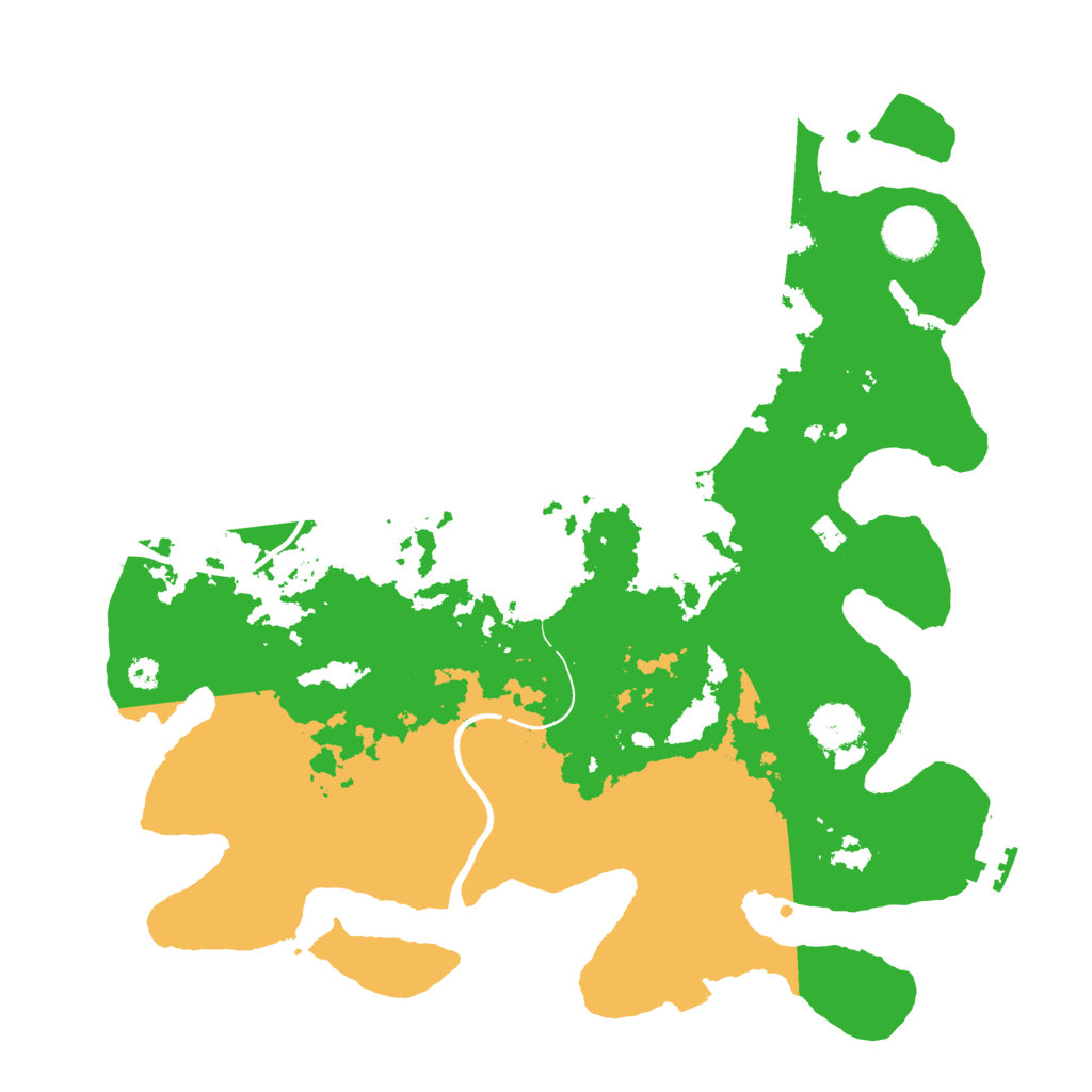 Biome Rust Map: Procedural Map, Size: 3500, Seed: 1552018793