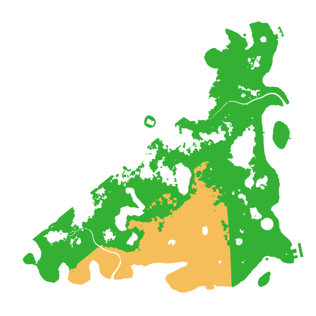 Biome Rust Map: Procedural Map, Size: 4500, Seed: 1910205113