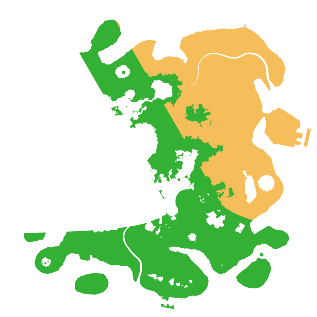Biome Rust Map: Procedural Map, Size: 3500, Seed: 2128368919