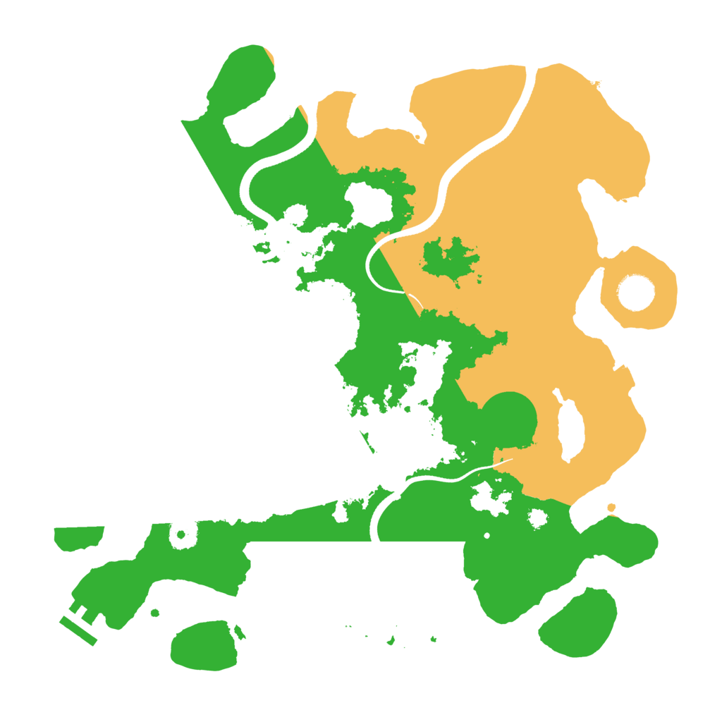 Biome Rust Map: Procedural Map, Size: 3500, Seed: 2128368919