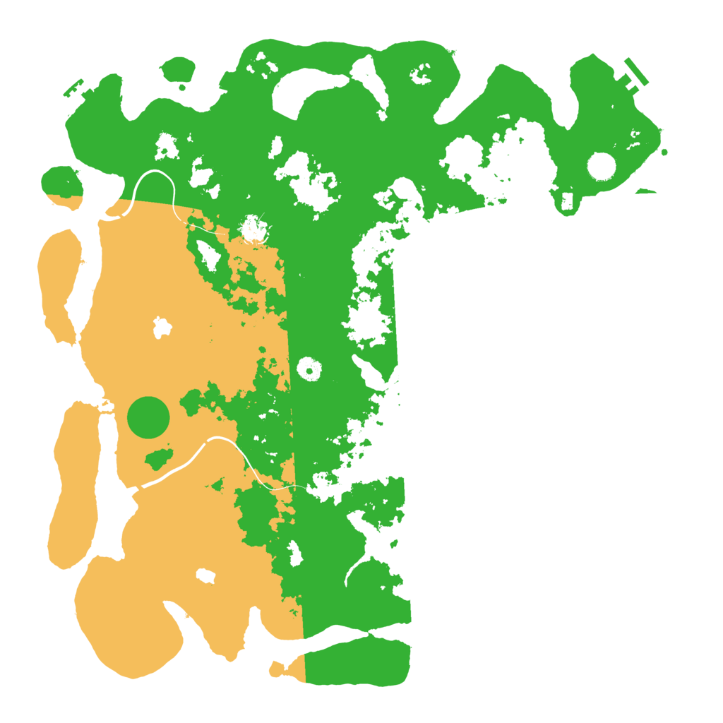 Biome Rust Map: Procedural Map, Size: 4500, Seed: 981080440