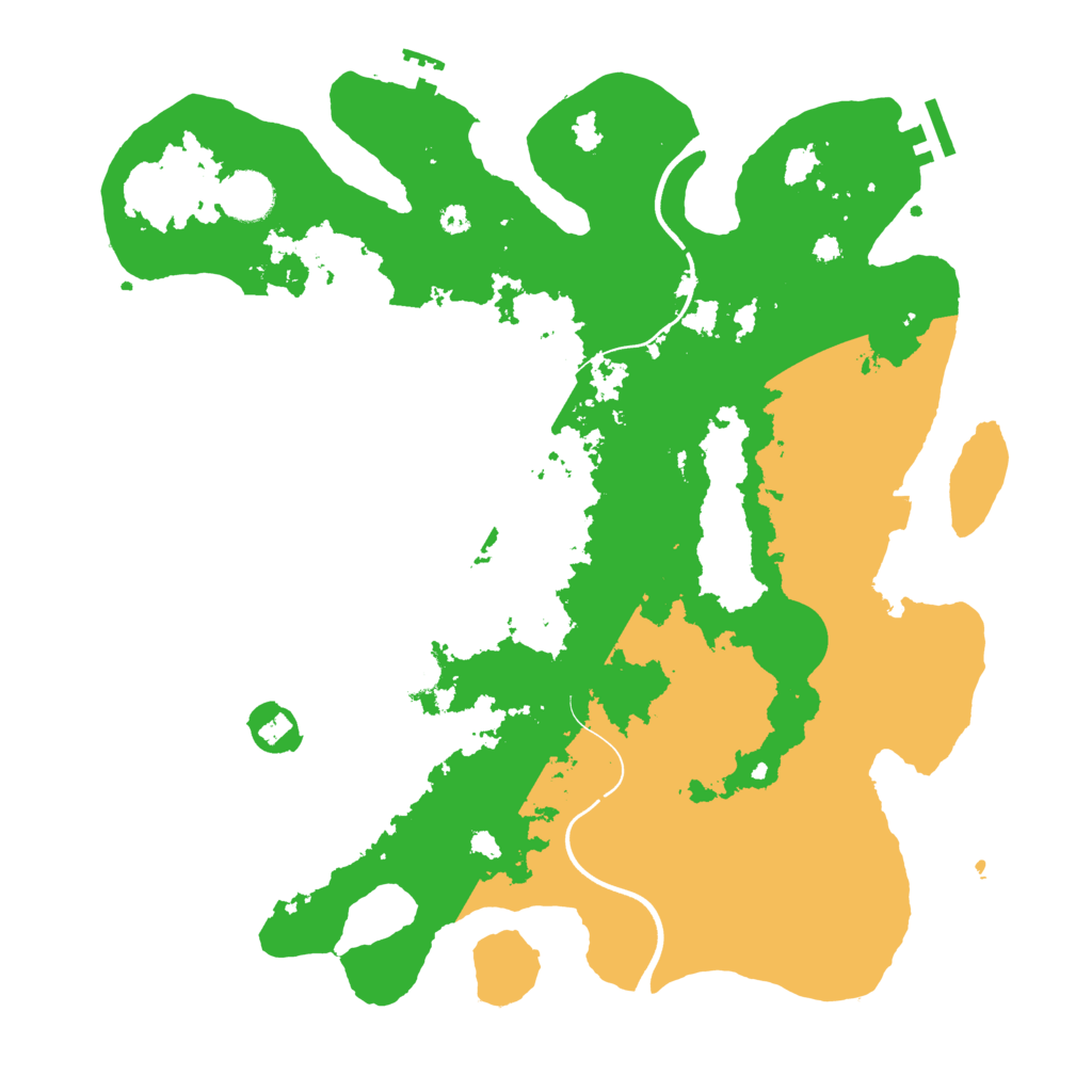 Biome Rust Map: Procedural Map, Size: 3750, Seed: 603796872