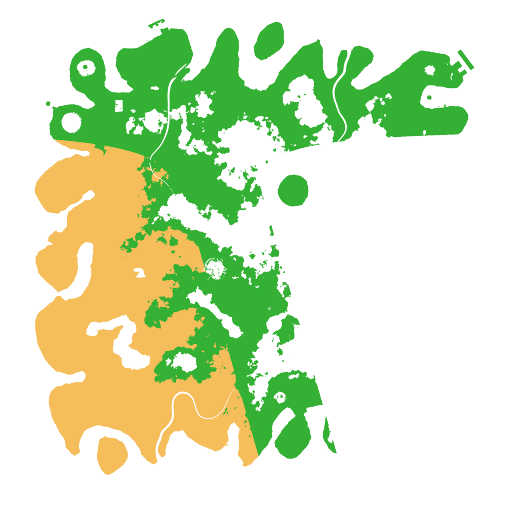 Biome Rust Map: Procedural Map, Size: 4500, Seed: 881915914