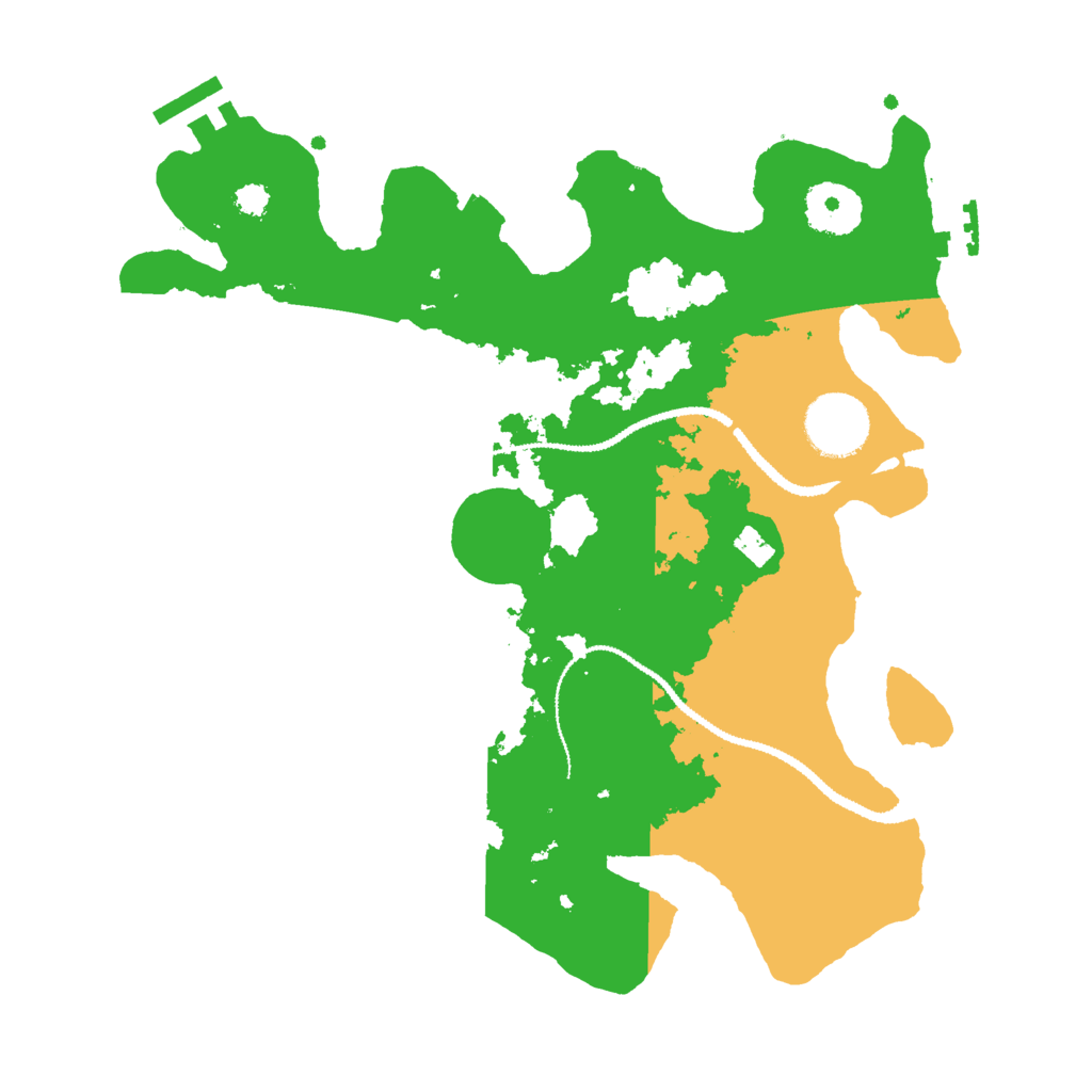 Biome Rust Map: Procedural Map, Size: 3000, Seed: 7012